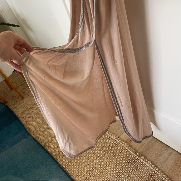 Maison Marrakech London Resort Lounge Kaftan Embroidered beige M/L - Picture 7 of 7